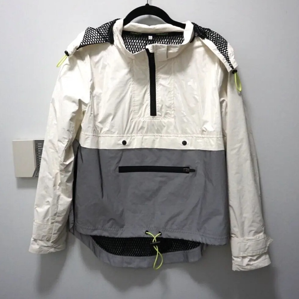 Rebecca Minkoff Reflective Anorak Windbreaker Zip Jacket Womens Small NWT